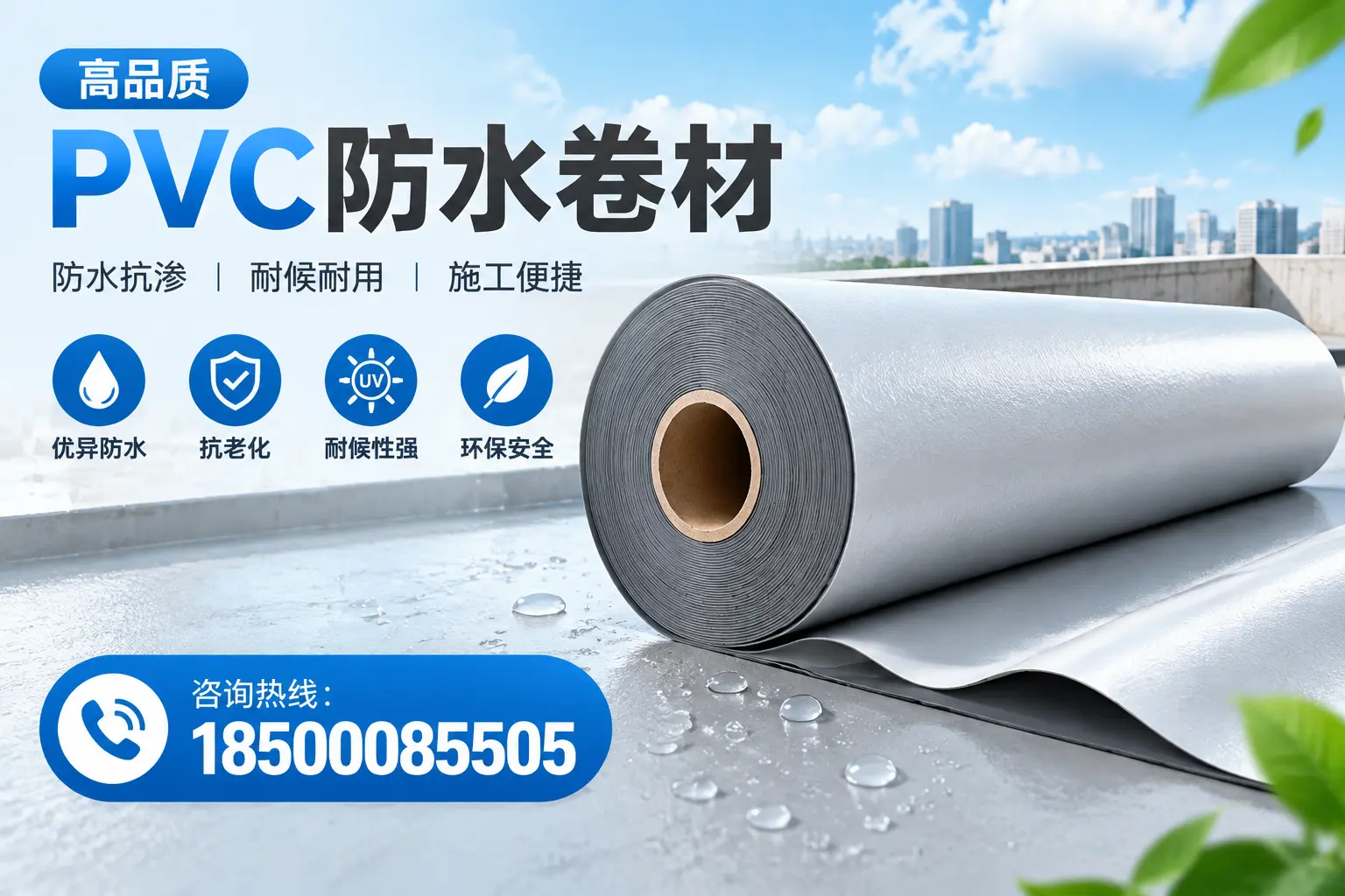 什么是pvc防水卷材？临夏消费者需了解的基础知识